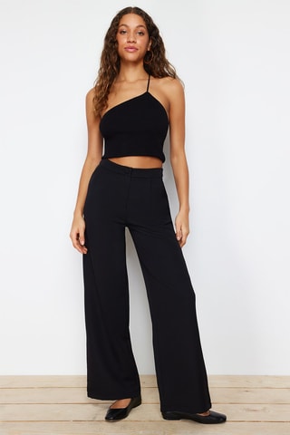Pantalon wide legs - Noir