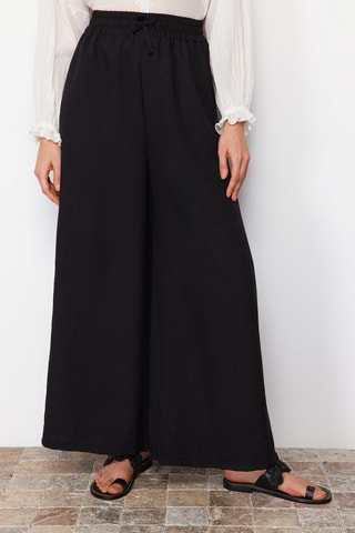 Pantalon wide legs - Noir