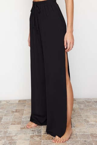 Pantalon taille haute - Noir