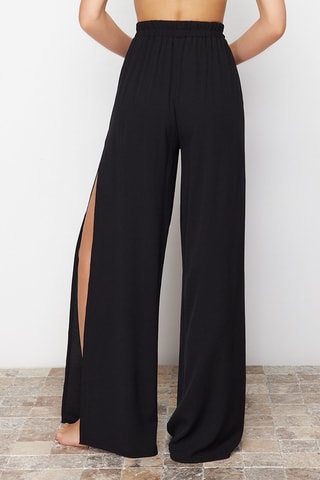 Pantalon taille haute - Noir
