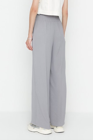 Pantalon wide legs - Gris