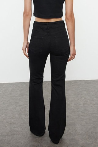 Jean taille haute - Noir