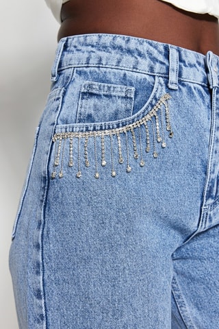 Jean wide legs - Bleu