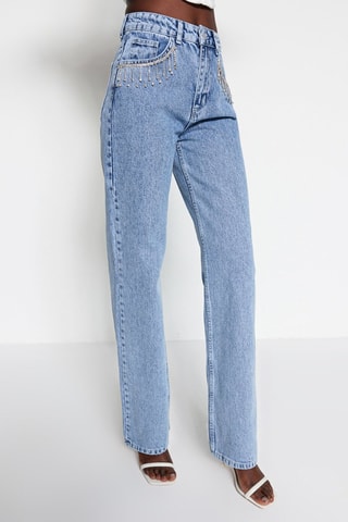 Jean wide legs - Bleu