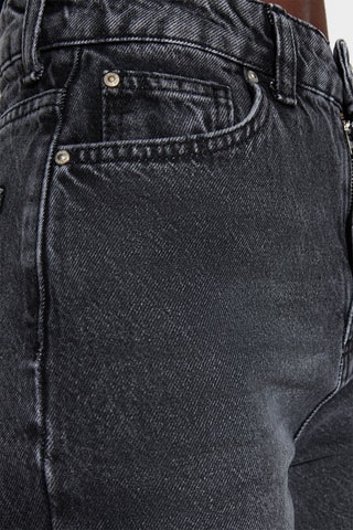 Jean slim 7/8 taille haute - Anthracite