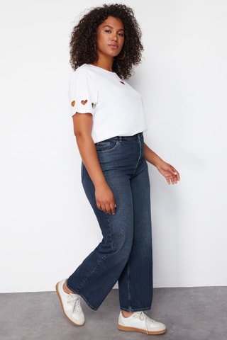 Jean wide legs - Bleu