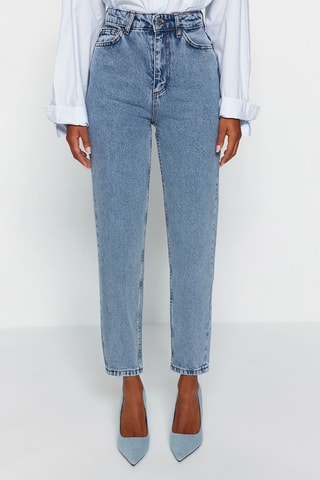 Jean mom - Indigo