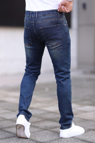 Jean regular - Bleu marine
