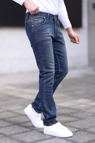 Jean regular - Bleu marine