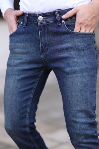 Jean regular - Bleu marine