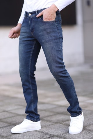 Jean regular - Bleu marine