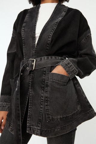 Veste - Anthracite et noir
