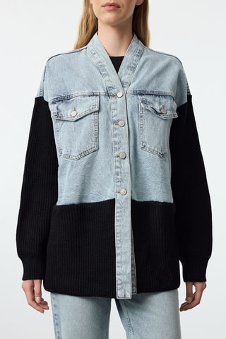 Veste oversize - Bleu
