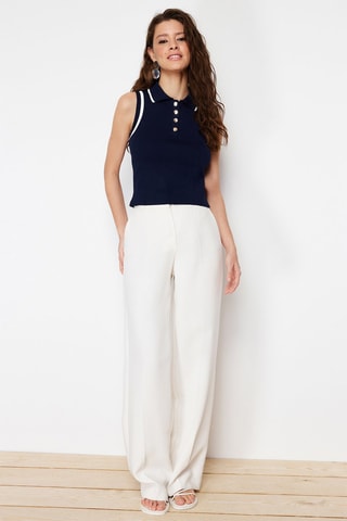 Top - Bleu marine