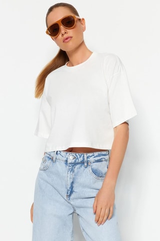 Crop top - Blanc