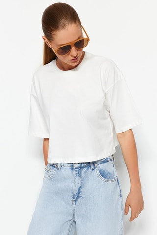 Crop top - Blanc