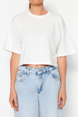 Crop top - Blanc