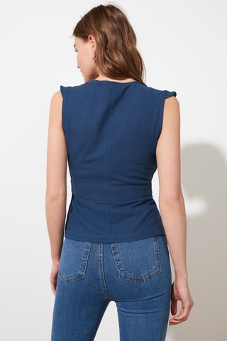 Top - Bleu marine