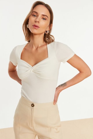 Crop top - Ecru