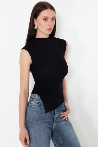 Top slim - Noir