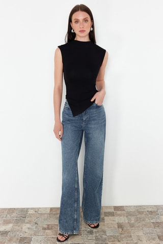Top slim - Noir