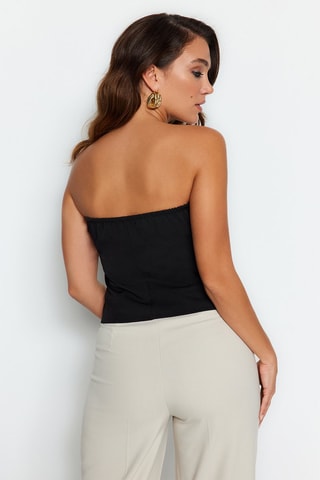 Top bustier - 
Noir