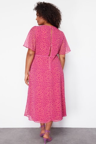 Robe trapèze - Fuchsia