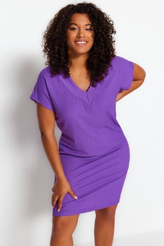Robe droite - Violet