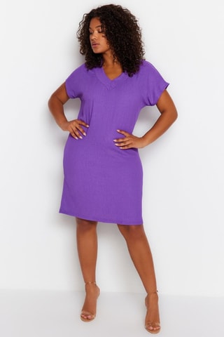 Robe droite - Violet