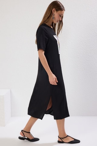 Robe midi - Noir