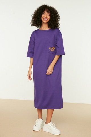 Robe midi - Violet