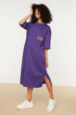 Robe midi - Violet
