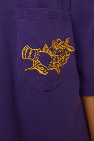 Robe midi - Violet