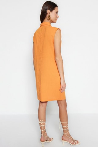 Robe droite - Orange