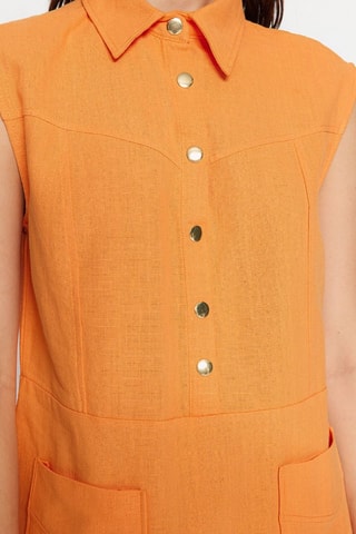 Robe droite - Orange