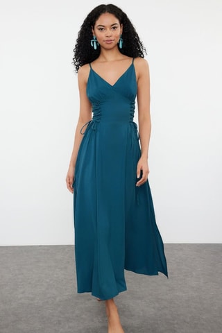 Robe de plage - Bleu pétrole
