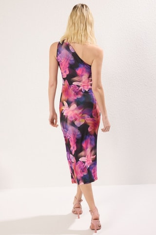 Robe asymétrique - Rose
