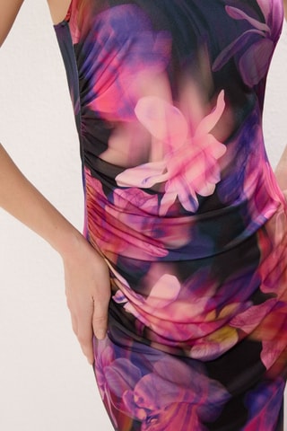 Robe asymétrique - Rose