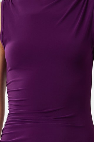 Robe fourreau - Violet