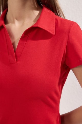 Robe trapèze - Rouge