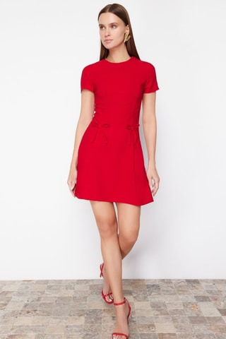 Robe trapèze - Rouge