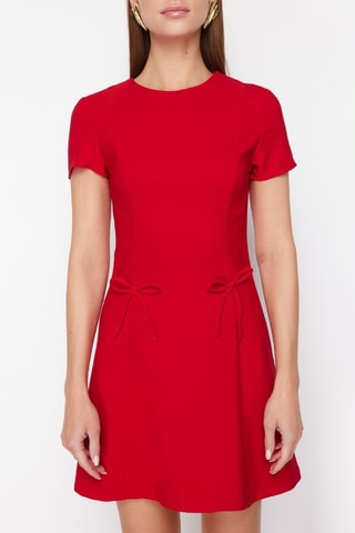 Robe trapèze - Rouge