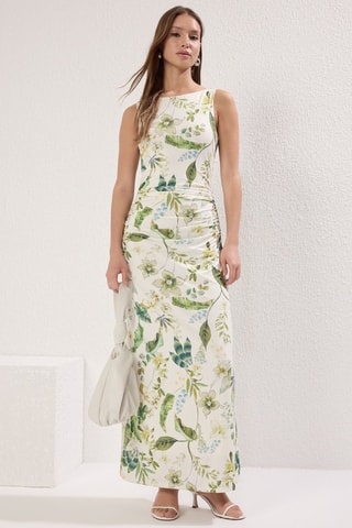 Robe longue - Ecru