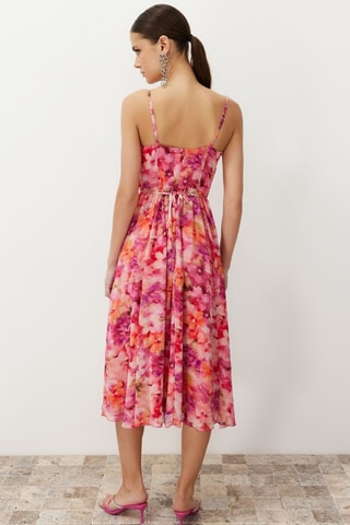 Robe midi - Rose