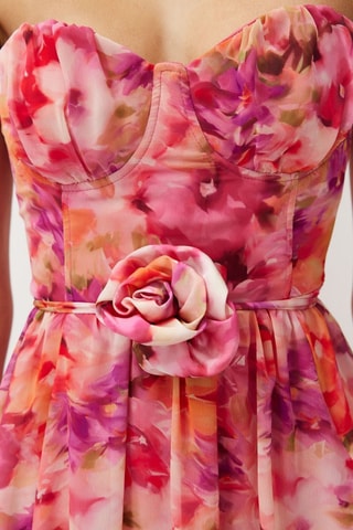Robe midi - Rose