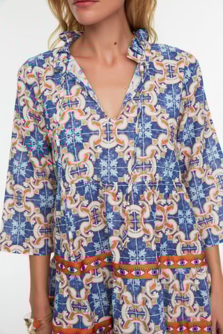 Robe de plage - Indigo