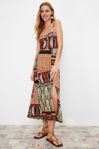 Robe longue - Marron