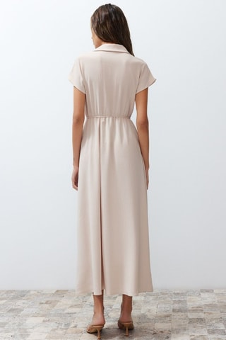 Robe midi - Beige