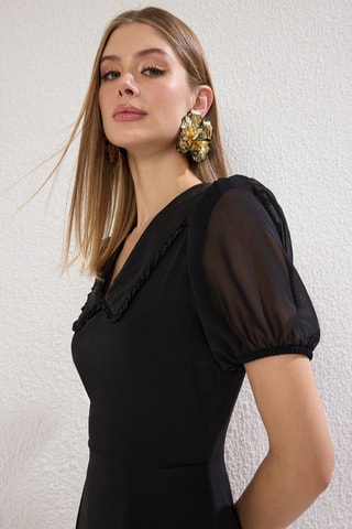 Robe midi - Noir