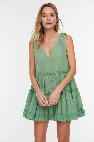 Robe trapèze - Vert
